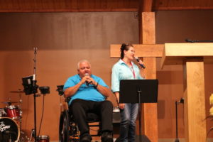 Craig and LaDonna Singing at a Church
